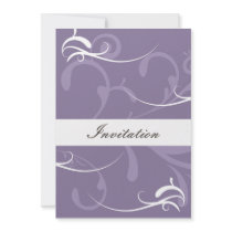 Violet wedding Invitations by blessedwedding Violet wedding Invitations