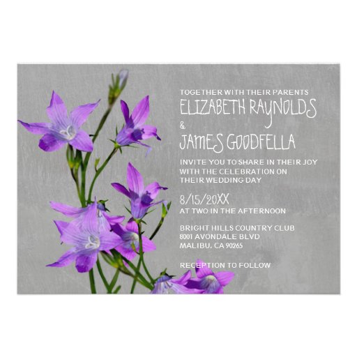 Violet Wedding Invitations