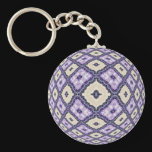 Violets and Cream Key Chains