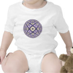 Violets and Cream Rompers
