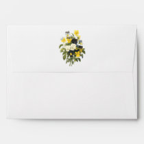 Violets and Pansy Flowers Botanical Art envelopes