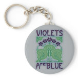 Violets Are Blue Keychains