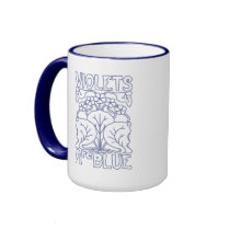 Violets Are Blue mugs