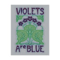 Violets Are Blue postcards
