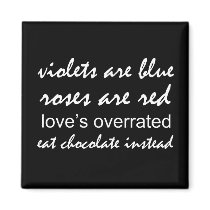 Violets are Blue Refrigerator Magnets