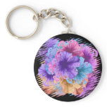 Violets Gone Wild Keychain