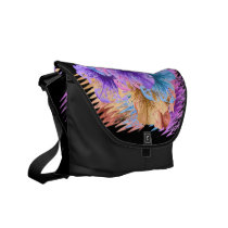 Violets Gone Wild Commuter Bags
