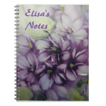Violets personalized Notebook