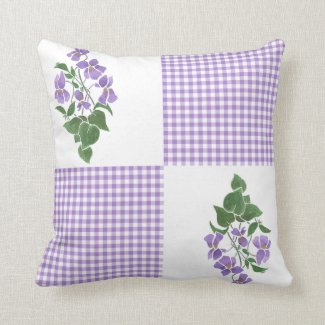 Violets Pillow or Cushion to Customize