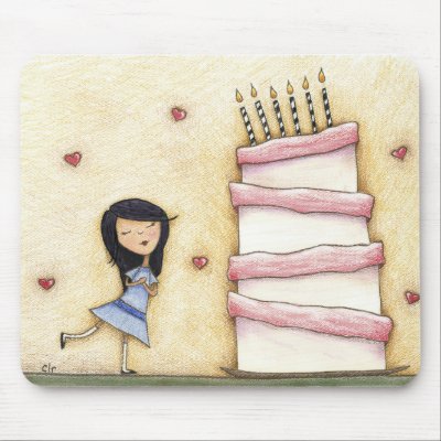 Violet's Wish Mousepad by gREEDings