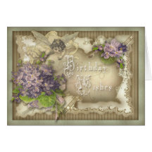 Violette Birthday Card