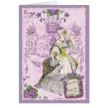 Violette parisiense Rosee Parfume Tarjetón