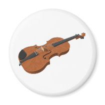 Violin: 3D Model: magnets