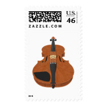 Violin: 3D Model: postage