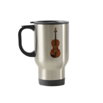 Violin: 3D Model: Travel Mug