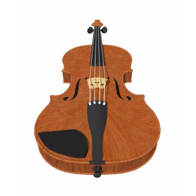 Violin: 3D Model: t-shirts