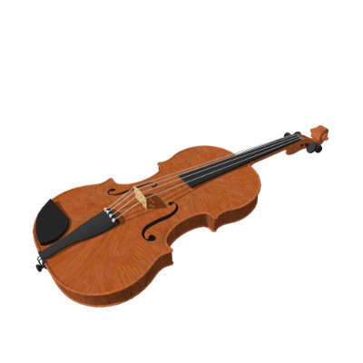 Violin: 3D Model: t-shirts