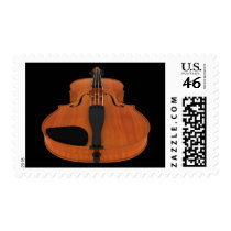 Violin 3D Model: Wood Finish: Postage