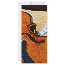Violin and Bugle rack cards