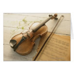 Violin and Sheet Music Cards