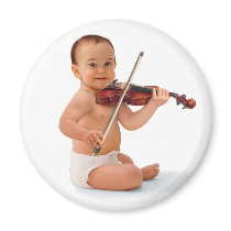 Violin Baby magnets by mehess Violin Baby magnets