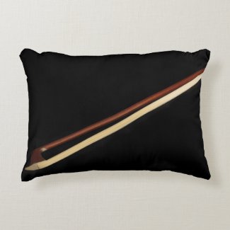 Violin Bow Accent Pillow