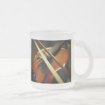 Violin & Bow Close-Up 1 Coffee Mugs