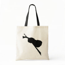 Violin Budget Tote Bag