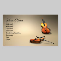violin business cards