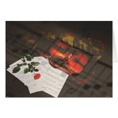 Violin Card by norman888