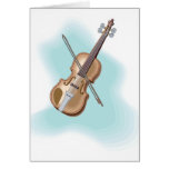 violin greeting cards