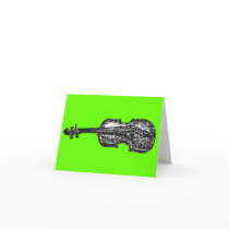 Violin Greeting Card