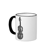 Violin Coffee Mug