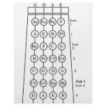 Violin Fingering Chart Letterhead