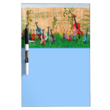 Violin Garden Dry Erase Board