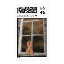 Violin in the Window: Original Version: US Postage postage by spiritswitchboard Violin in the Window: Original Version: US Postage postage