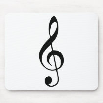 violin key music mousepads