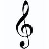 violin key music shirt