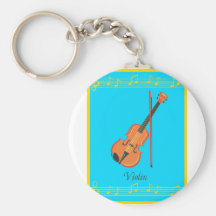 violin keychain
