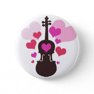 Violin Love Button