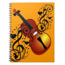Violin,Lover at Heart_ Note Book