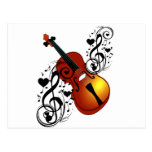 Violin,Lover at Heart_ Postcard