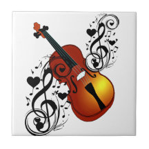 Violin,Lover at Heart_ Tiles