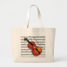 Violin Lover_ Canvas Bags
