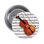 Violin Lover_ Pinback Buttons