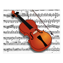 Violin Lover_ Post Card