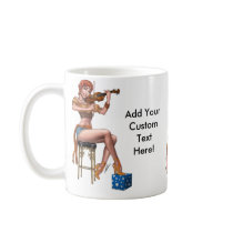 Violin Player Customizable Mug by Al Rio