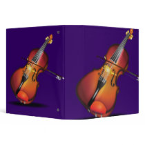 violin Purple Binder