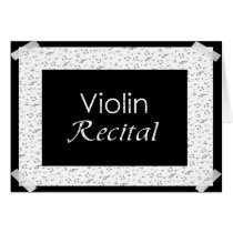 Violin Recital cards by dndartstudio Violin Recital cards