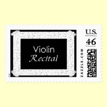 Violin Recital postage by dndartstudio Violin Recital postage